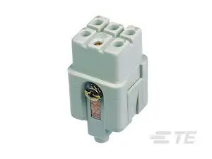 [T2080052201-000] T2080052201-000 HQ-005-F TE CONNECTIVITY Socket, Insert for Contacts, 5 Pole Configuration, 26 – 12 AWG, .14 – 4 mm² Wire, Crimp, Power & Signal, HDC HQ